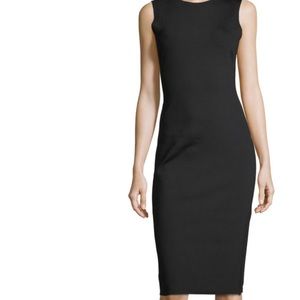 The ROW black bodycon sleeveless dress
